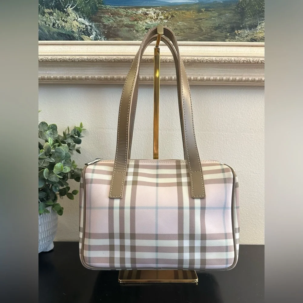 Burberry Candy Nova Y2K Boston Bag Baby Pink - Picture 1 of 13